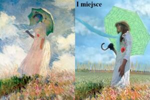 Claude Monet Kobieta z parasolką